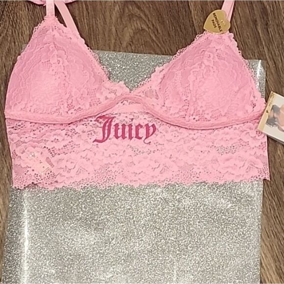 Juicy Couture Lace Bralette & Shortie Set - Picture 6 of 6